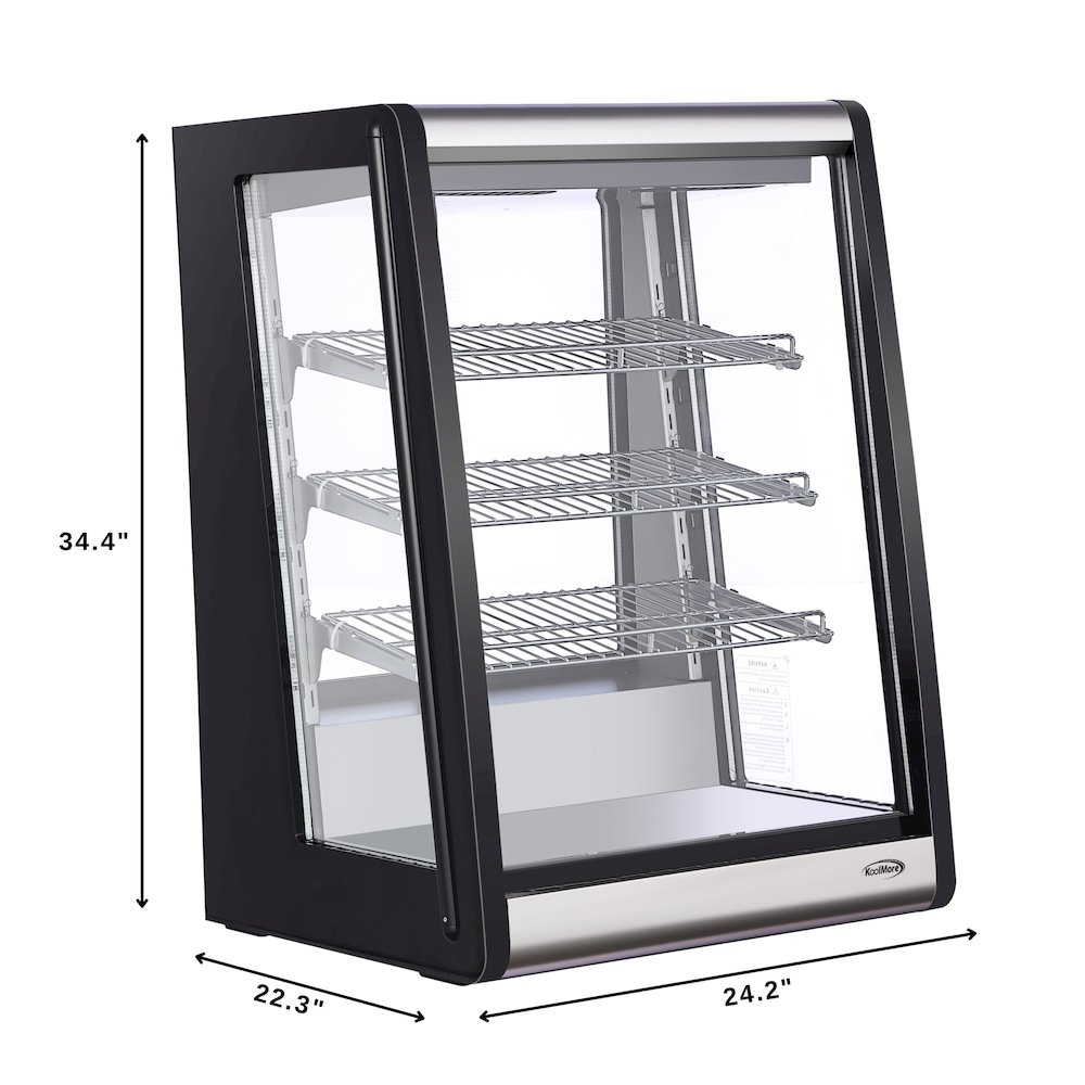 24 in. 4 Tier Commercial Countertop Bakery Display Refrigerator. Picture 4