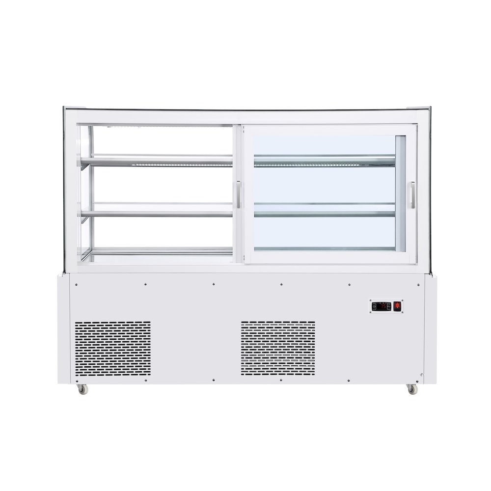 60 in. Refrigerated Bakery Display Case, 17.6 cu. ft. in White. Picture 8