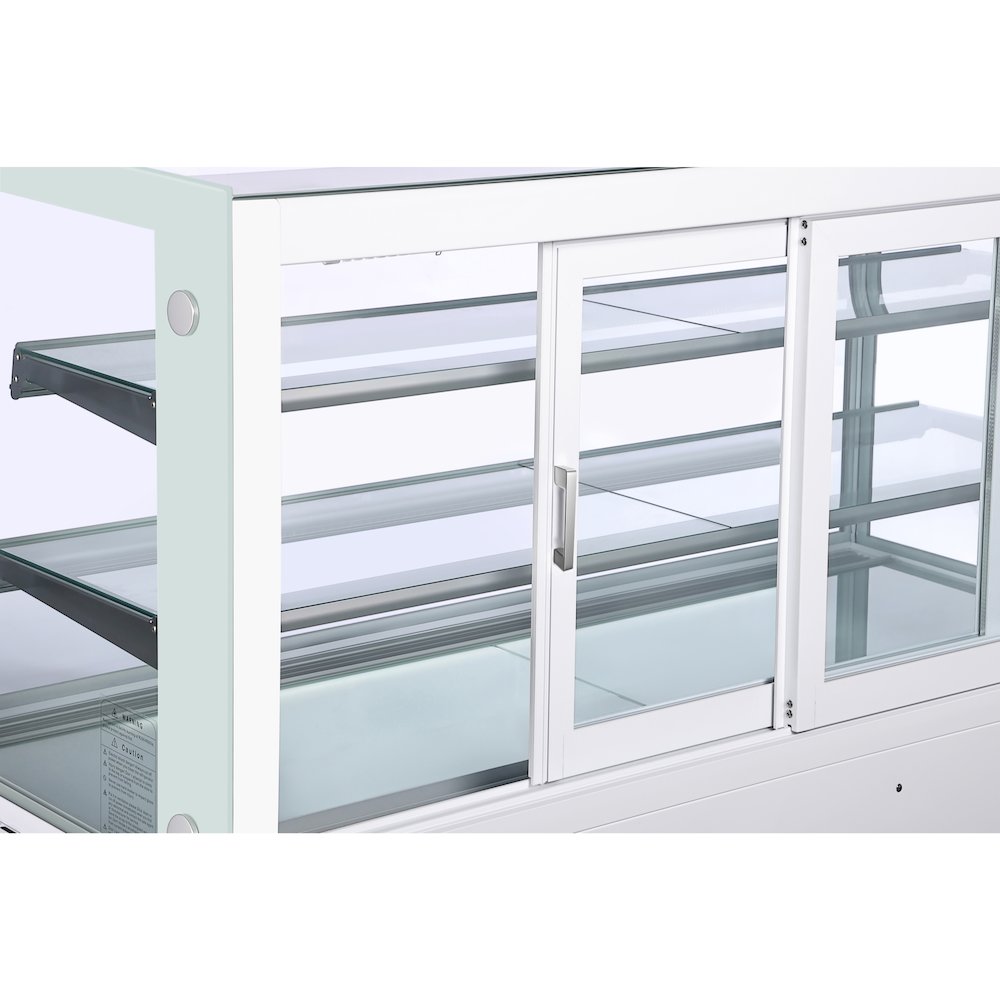 60 in. Refrigerated Bakery Display Case, 17.6 cu. ft. in White. Picture 9
