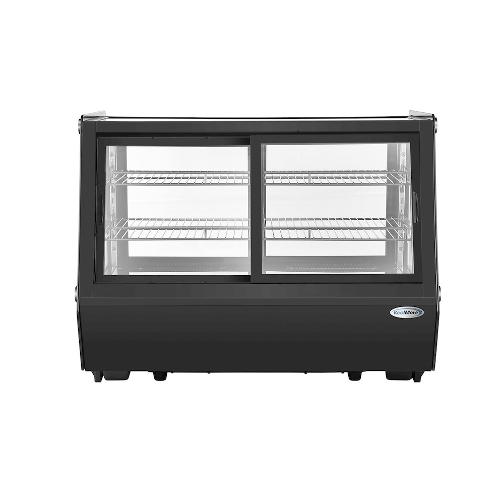 35 in. Self-Service Countertop Display Refrigerator in Black. Picture 2