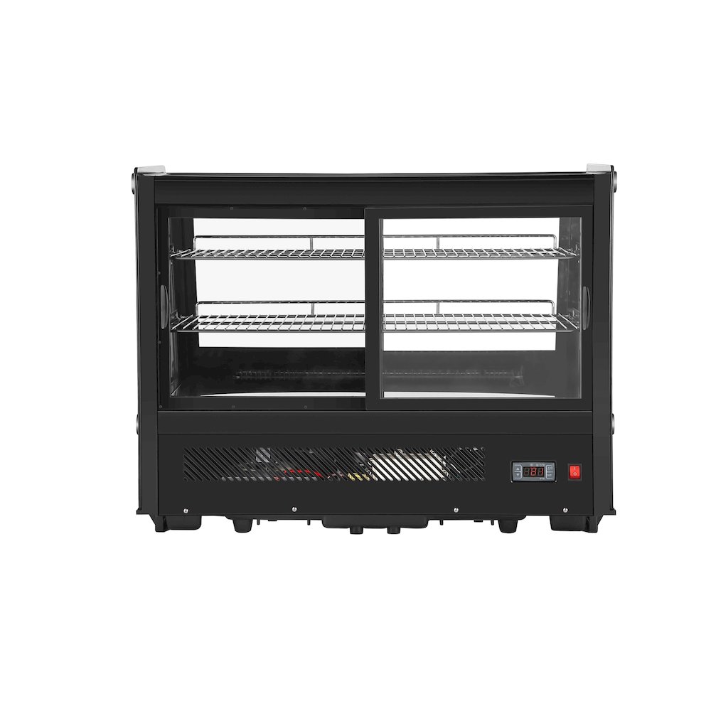 35 in. Self-Service Countertop Display Refrigerator in Black. Picture 4