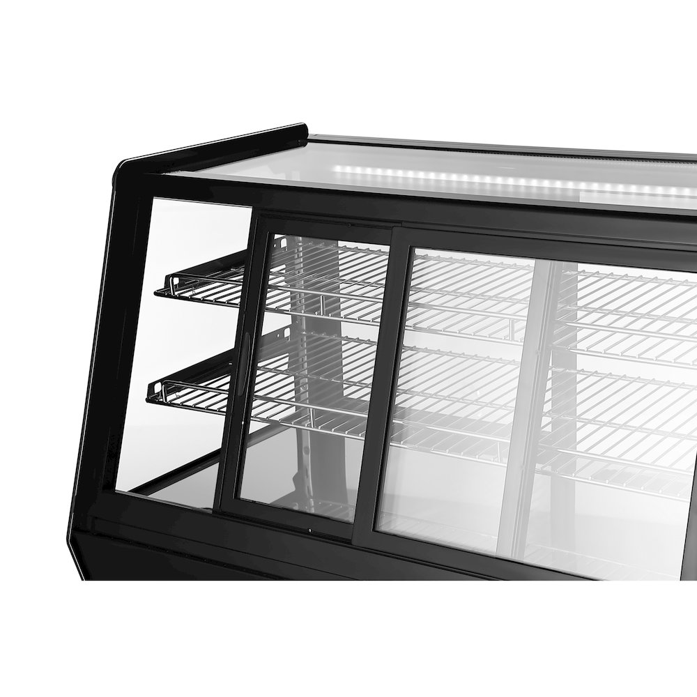 35 in. Self-Service Countertop Display Refrigerator in Black. Picture 9