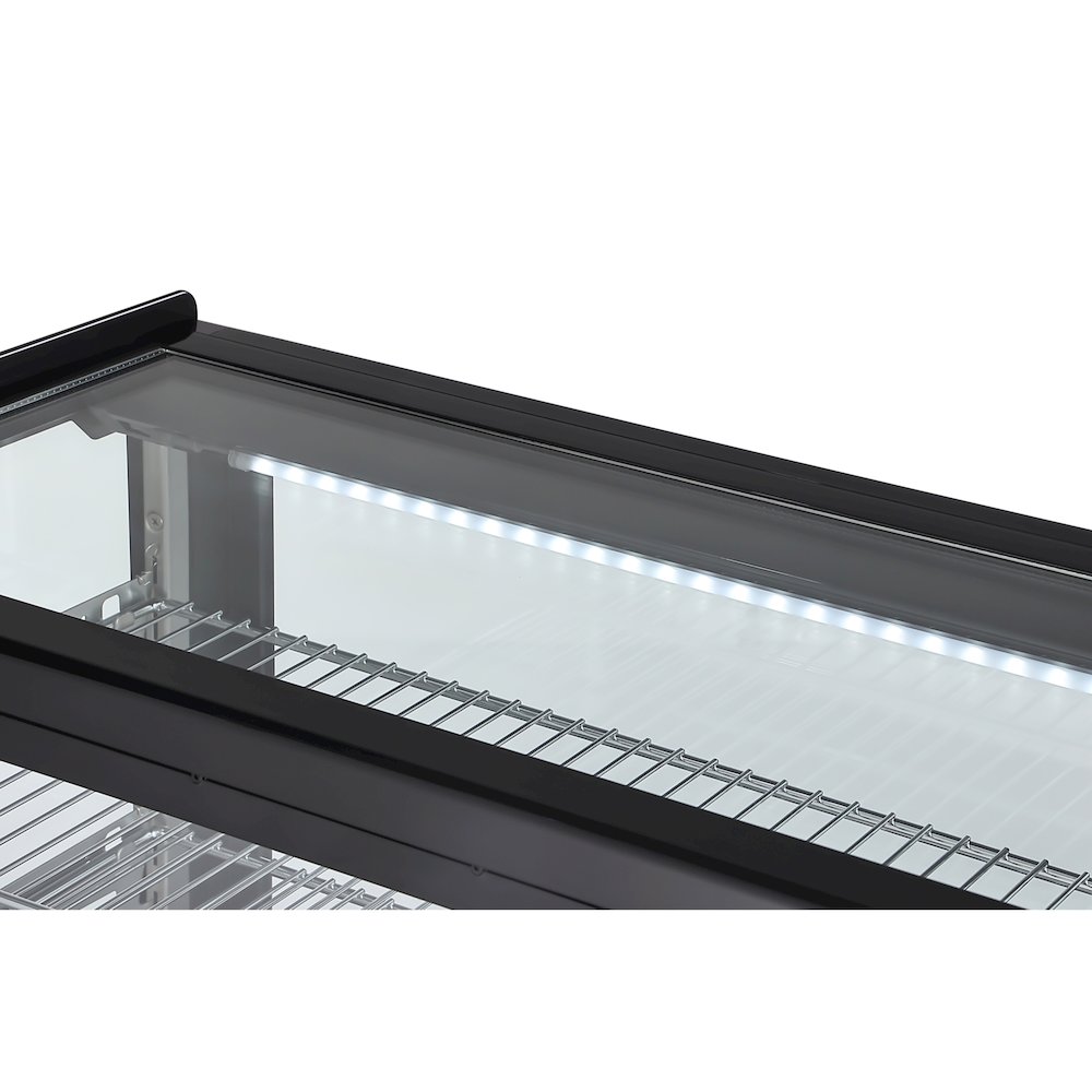 35 in. Self-Service Countertop Display Refrigerator in Black. Picture 10