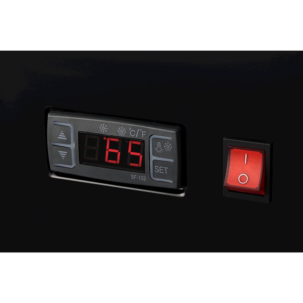 35 in. Self-Service Countertop Display Refrigerator in Black. Picture 11