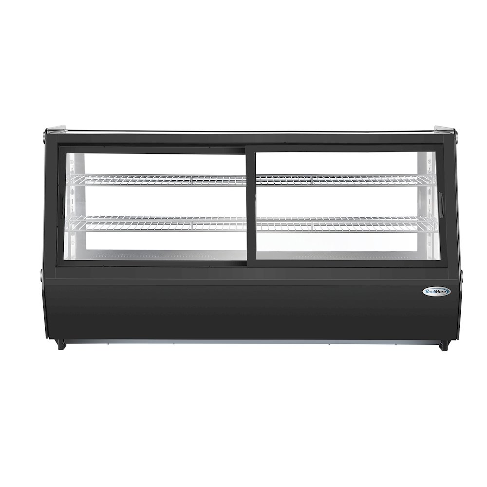 48 in. Self-Service Countertop Display Refrigerator in Black. Picture 2