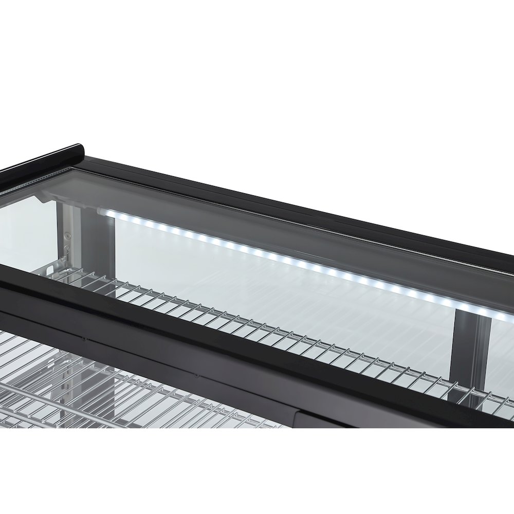 48 in. Self-Service Countertop Display Refrigerator in Black. Picture 12