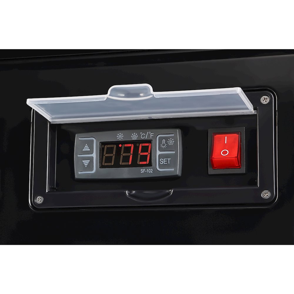 48 in. Self-Service Countertop Display Refrigerator in Black. Picture 9