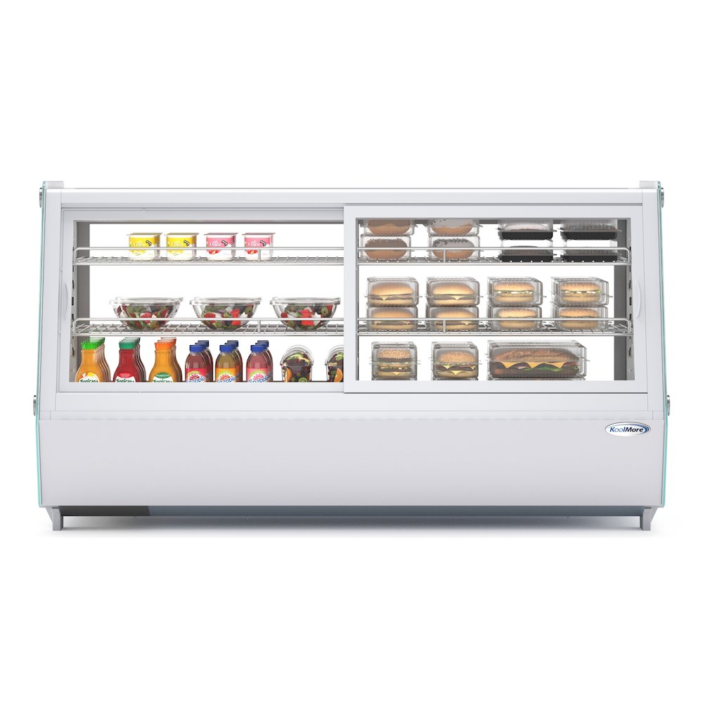 48 in. Self-Service Countertop Display Refrigerator in White. Picture 3