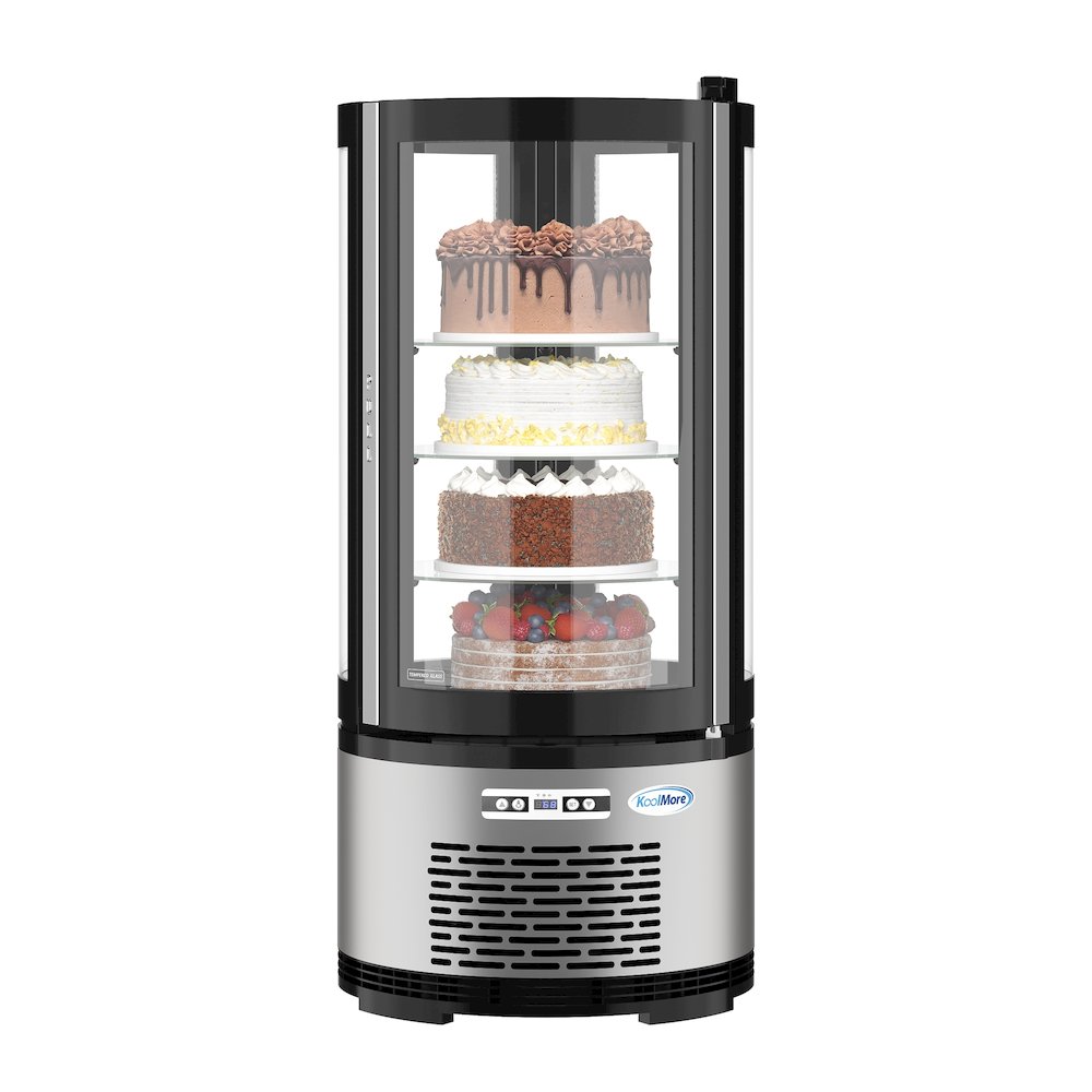19 in. Circular Refrigerated Countertop Bakery Display Case. Picture 3