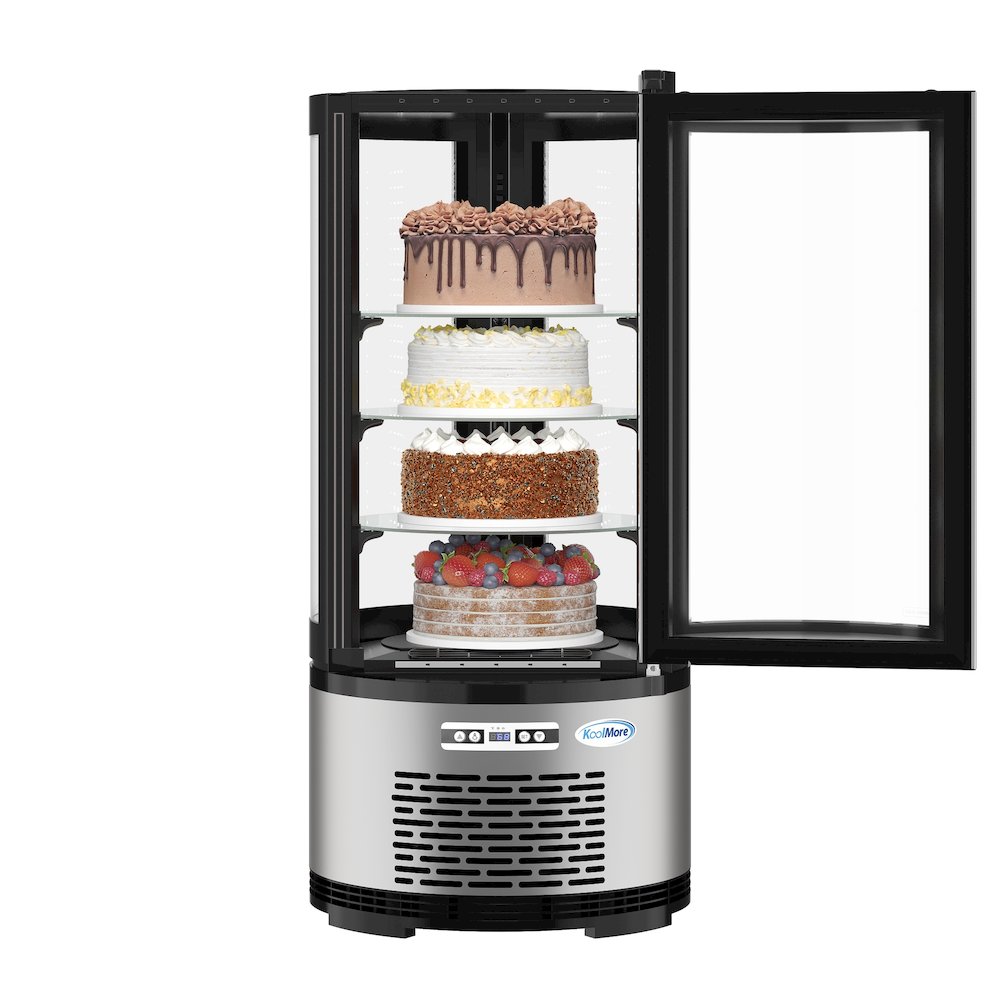 19 in. Circular Refrigerated Countertop Bakery Display Case. Picture 1