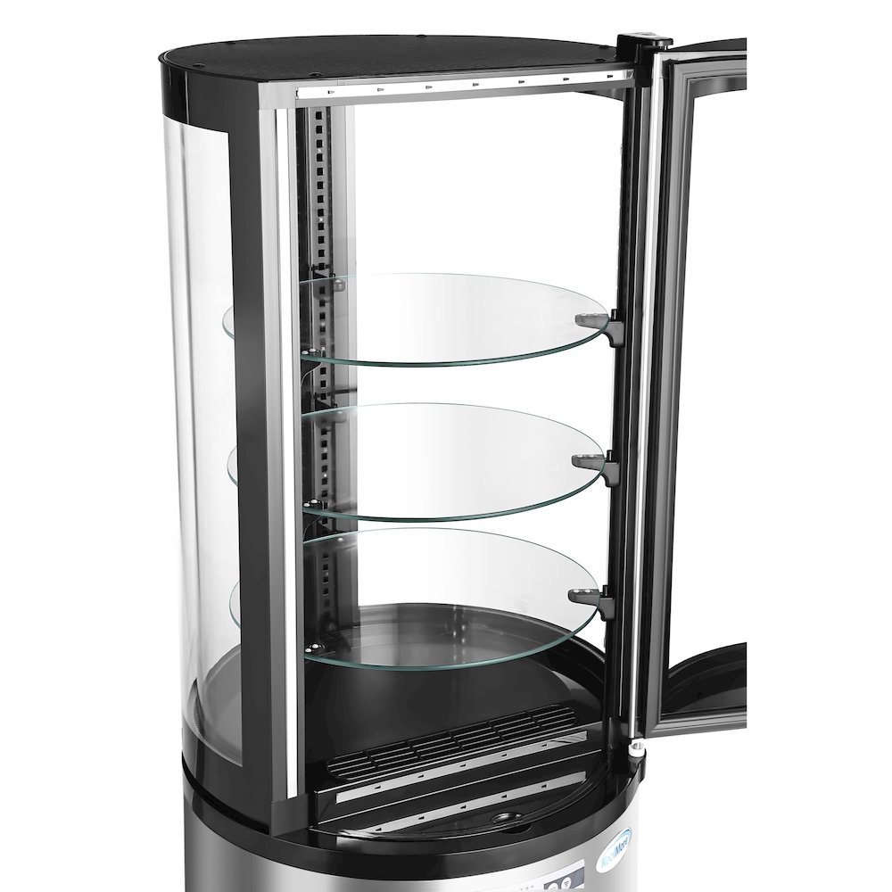19 in. Circular Refrigerated Countertop Bakery Display Case. Picture 8