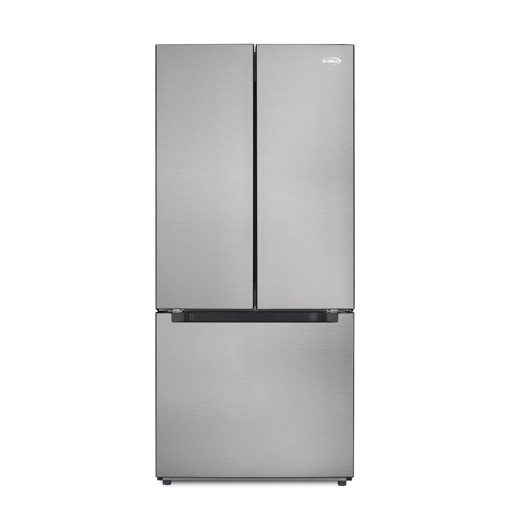 18.5 cu. ft. Stainless-Steel French Door Refrigerator in Silver. Picture 4