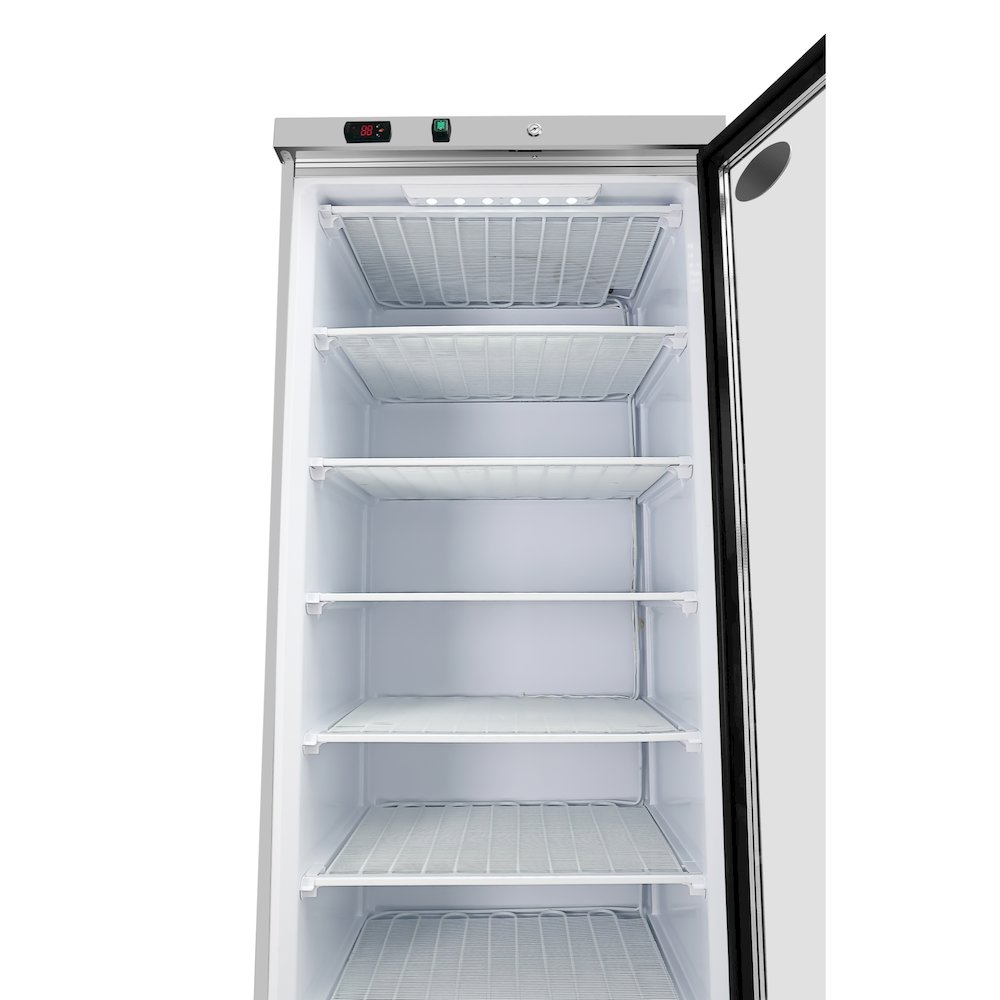 21 Cu. Ft. Freezer with Glass Door in Stainless Steel - Manual Defrost. Picture 5