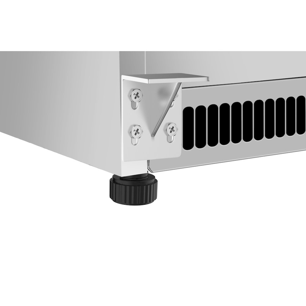 21 Cu. Ft. Freezer with Glass Door in Stainless Steel - Manual Defrost. Picture 11