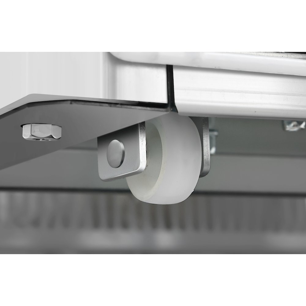 21 Cu. Ft. Freezer with Glass Door in Stainless Steel - Manual Defrost. Picture 12