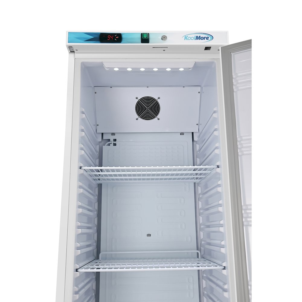 12 Cu. ft. Commercial Reach in Refrigerator in White - Manual Defrost. Picture 5