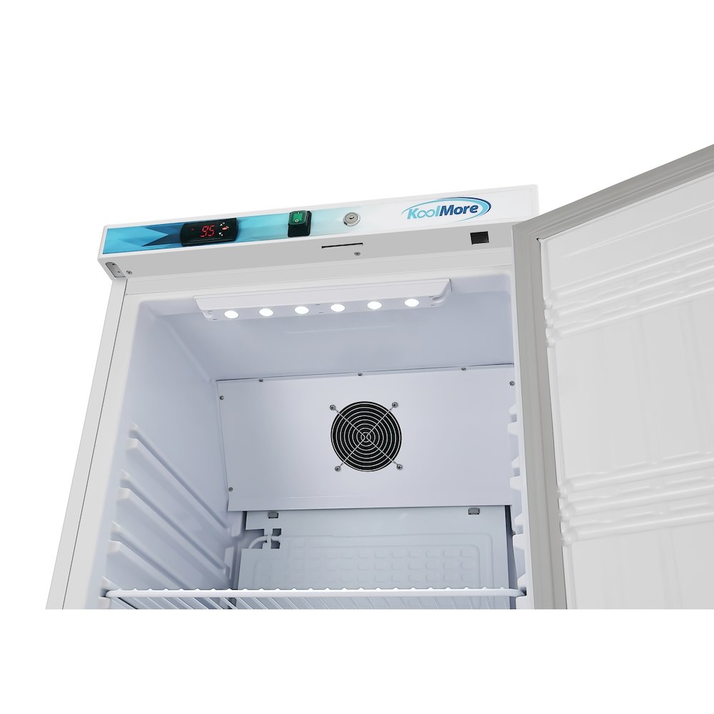 12 Cu. ft. Commercial Reach in Refrigerator in White - Manual Defrost. Picture 9