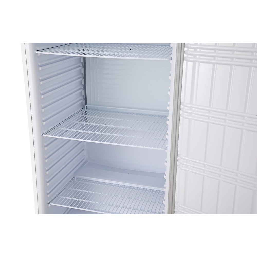 20 Cu. Ft. Commercial Reach-in Refrigerator in White with Manual Defrost. Picture 8