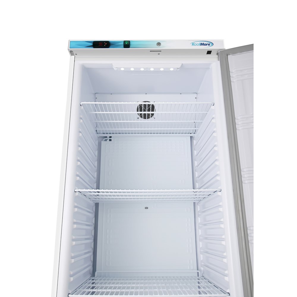 20 Cu. Ft. Commercial Reach-in Refrigerator in White with Manual Defrost. Picture 9