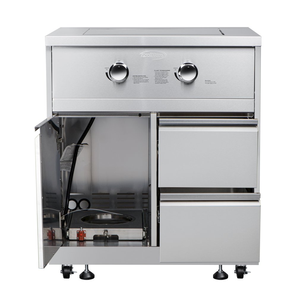 32 in. Outdoor Kitchen Liquid Propane Side Burner. Picture 6