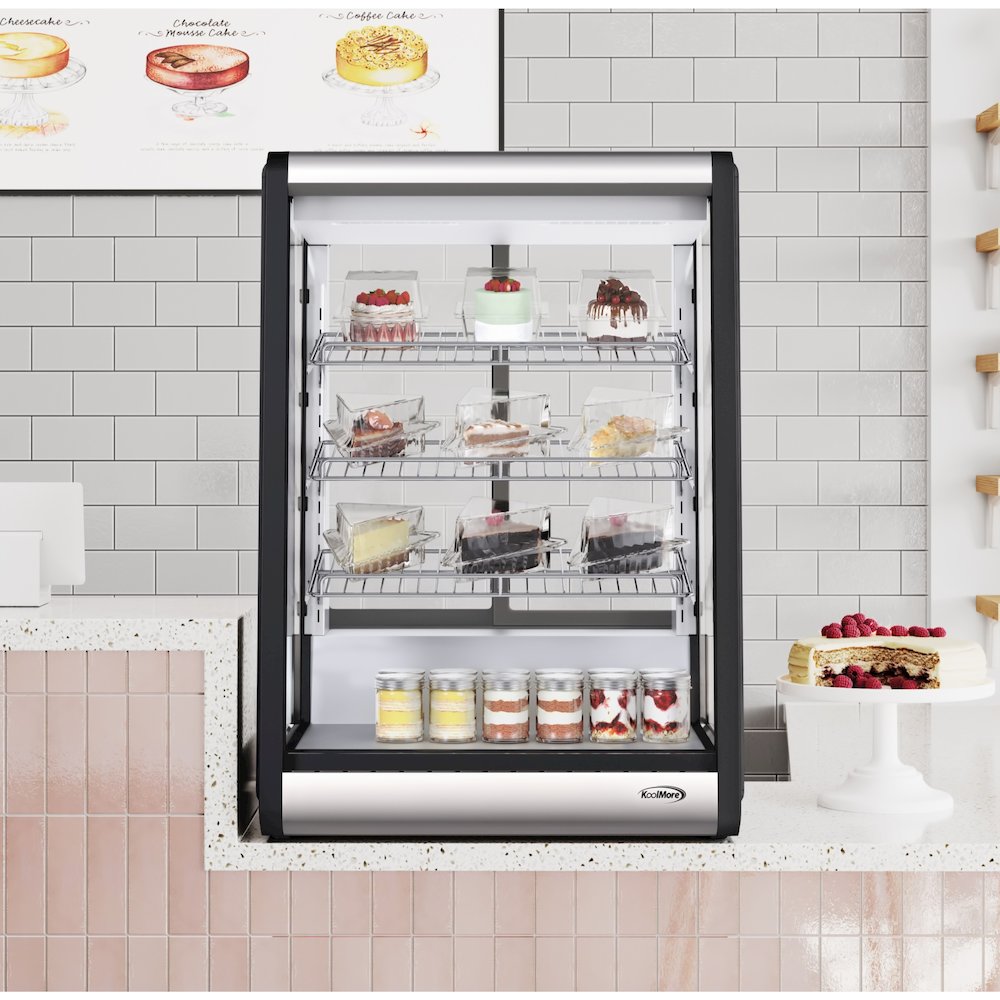 24 in. 4 Tier Commercial Countertop Bakery Display Refrigerator. Picture 5