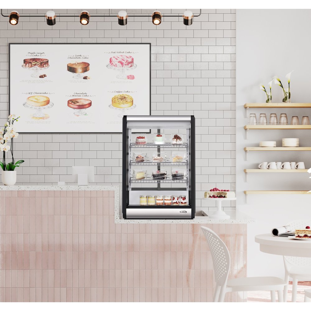 24 in. 4 Tier Commercial Countertop Bakery Display Refrigerator. Picture 7