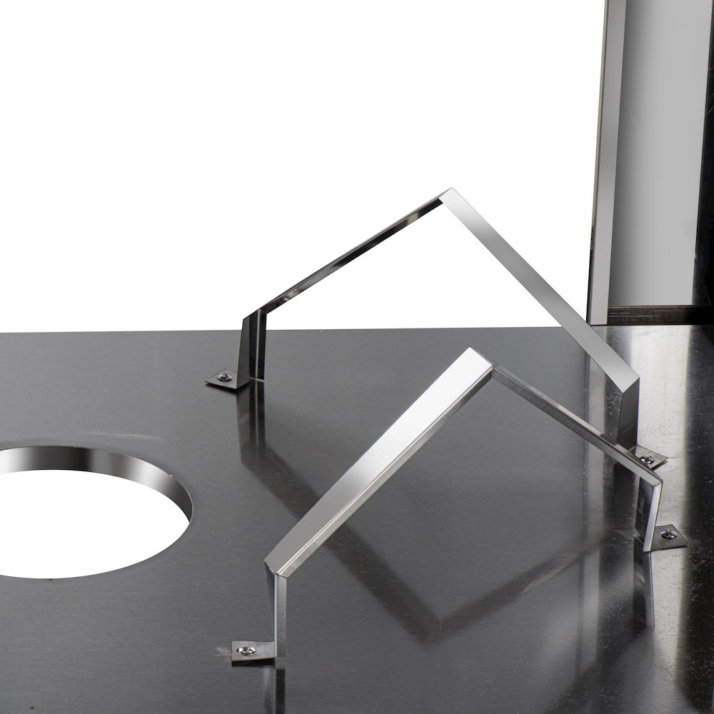 32 in. Outdoor Gas and Wood Fired Pizza Oven in Stainless-Steel. Picture 11