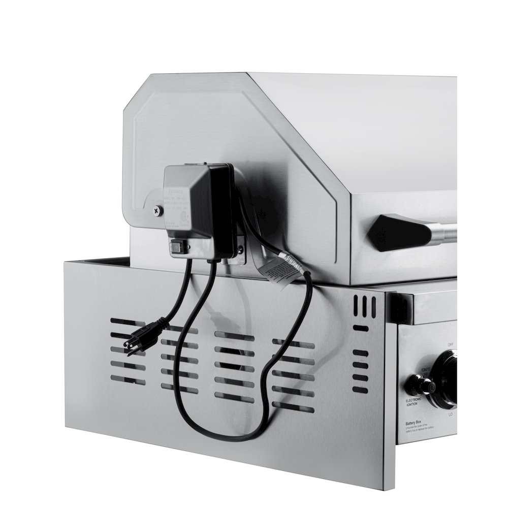 30 in. Built-in Liquid Propane BBQ Grill for Outdoor Kitchen in Stainless-Steel. Picture 10