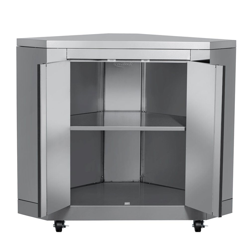 26 in. Stainless-Steel Corner Cabinet for Outdoor Kitchen. Picture 4