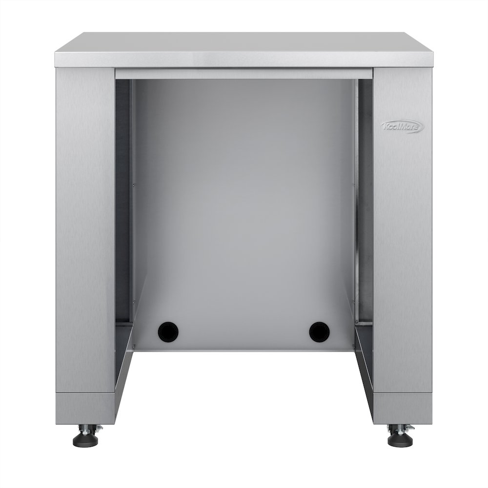32 in. Outdoor Cabinet Kitchen for Refrigerator in Stainless-Steel. Picture 3