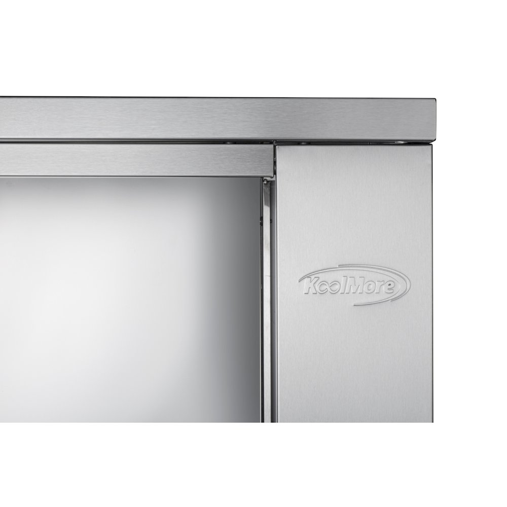 32 in. Outdoor Cabinet Kitchen for Refrigerator in Stainless-Steel. Picture 4