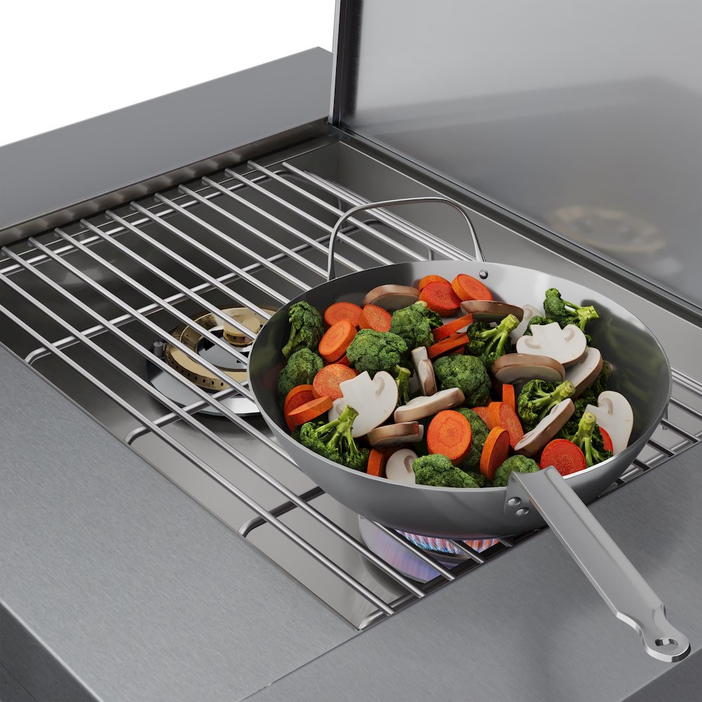 32 in. Outdoor Kitchen Liquid Propane Side Burner. Picture 8