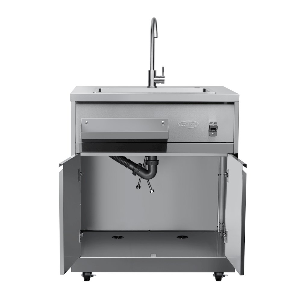 32 in. Sink with Cabinet in Stainless-Steel for Outdoor Kitchen. Picture 1
