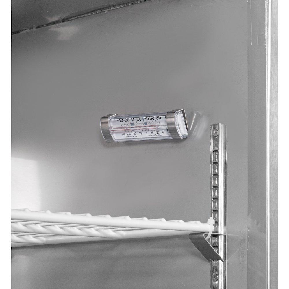 27 in. One-Door Undercounter Freezer in Stainless Steel with Casters, ETL Listed. Picture 11