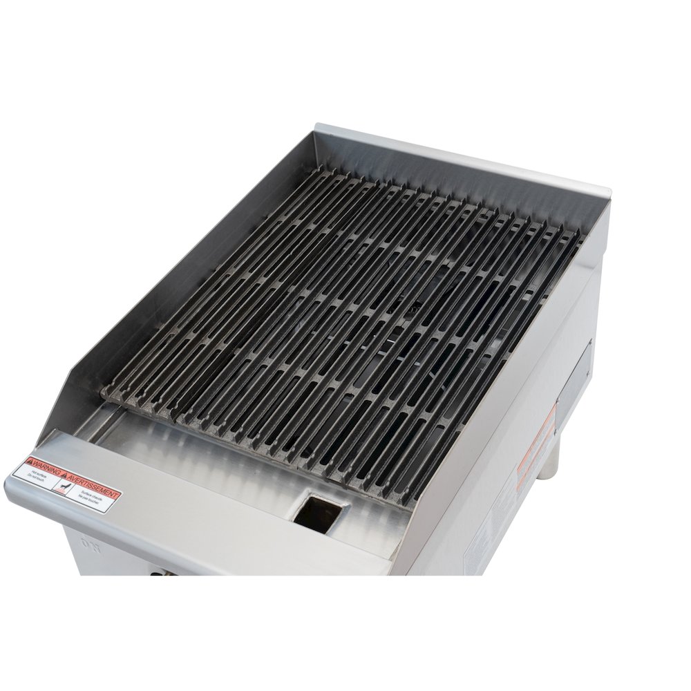 16 in. 1-Burner Natural Gas Charbroiler with 30,000 BTU in Stainless-Steel. Picture 7