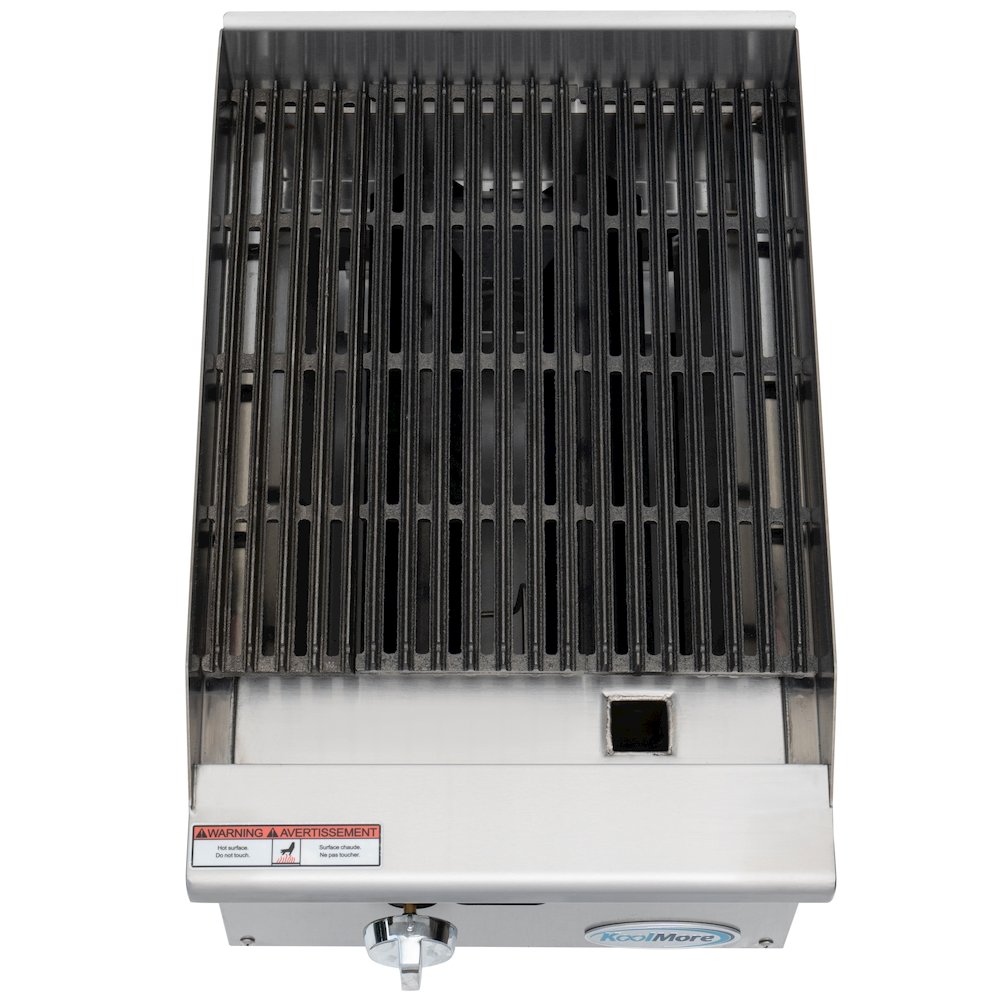 16 in. 1-Burner Natural Gas Charbroiler with 30,000 BTU in Stainless-Steel. Picture 8