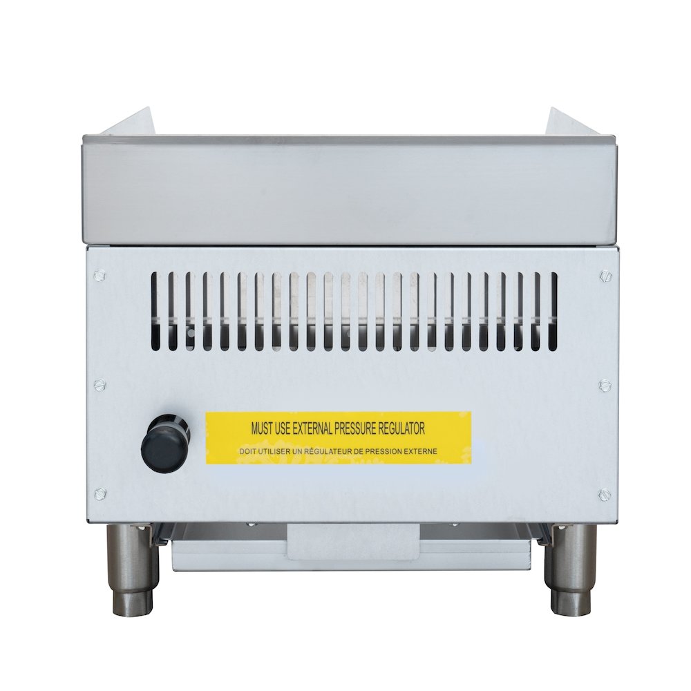 16 in. 1-Burner Natural Gas Charbroiler with 30,000 BTU in Stainless-Steel. Picture 11