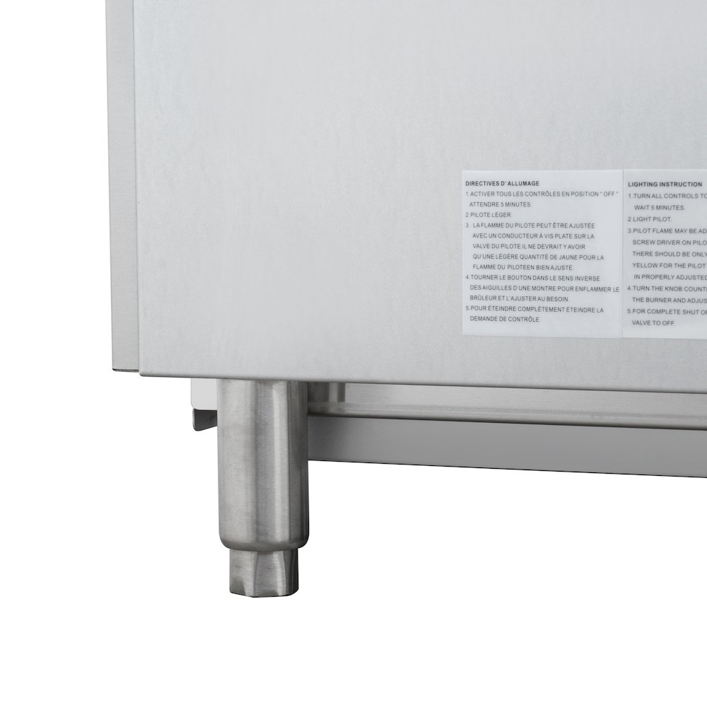 16 in. 1-Burner Natural Gas Charbroiler with 30,000 BTU in Stainless-Steel. Picture 12