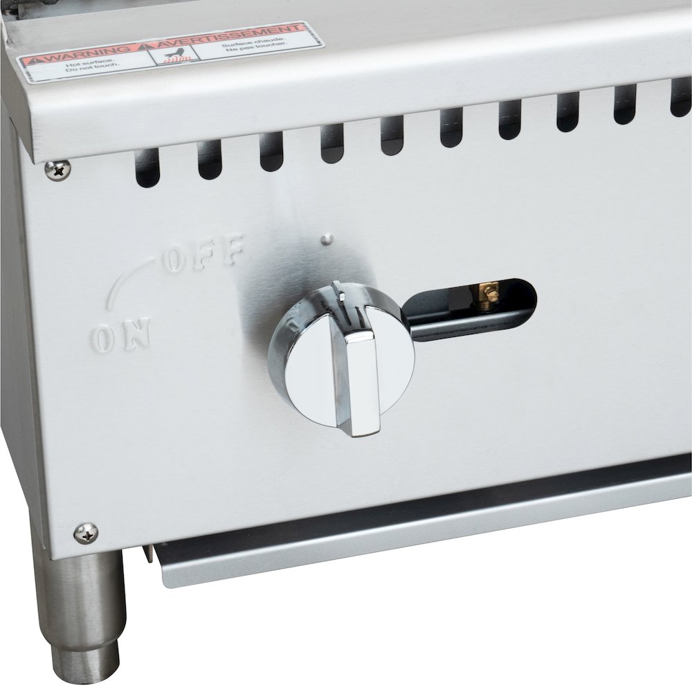 36 in. 3-Burner Natural Gas Charbroiler with 90,000 BTU in Stainless-Steel. Picture 10