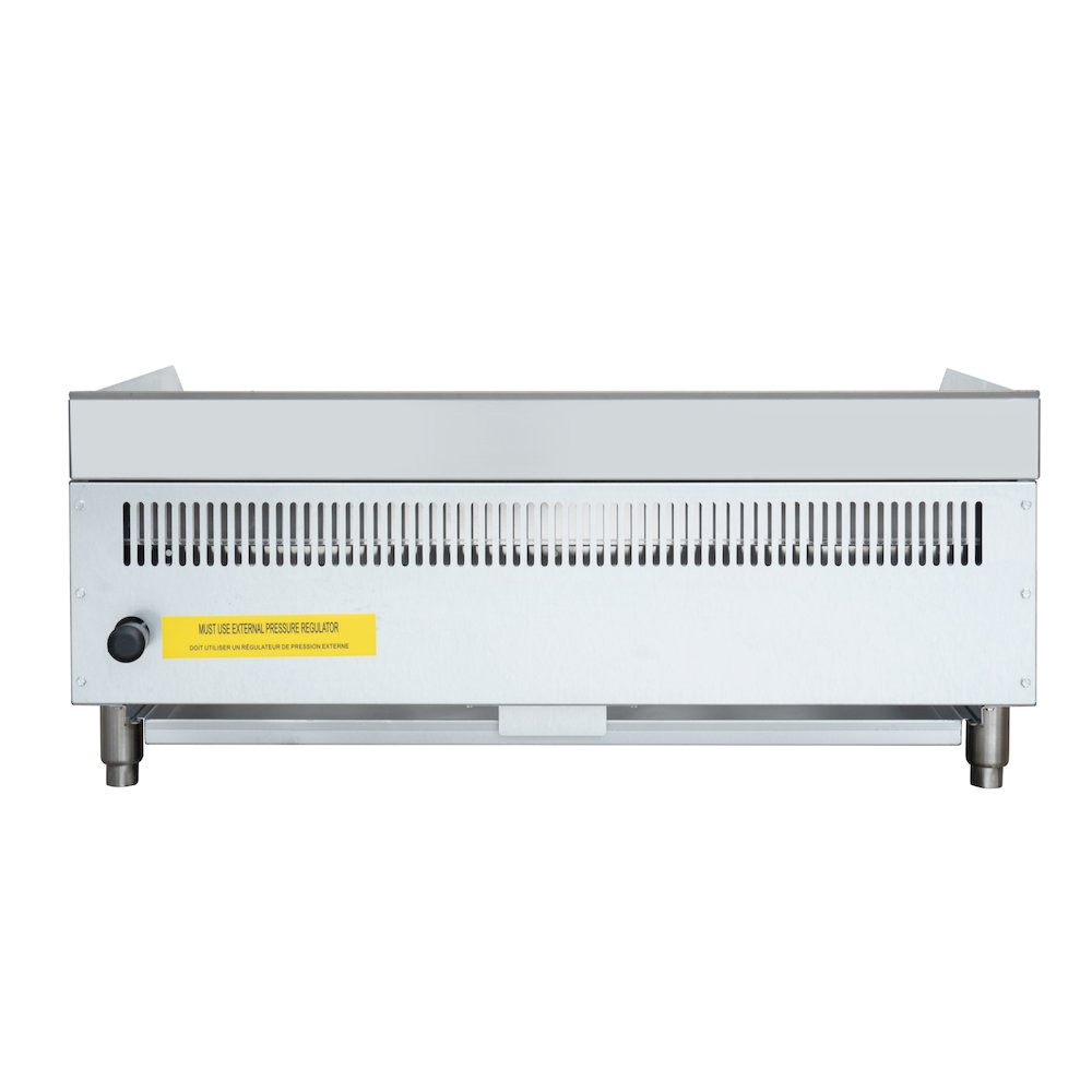 36 in. 3-Burner Natural Gas Charbroiler with 90,000 BTU in Stainless-Steel. Picture 11