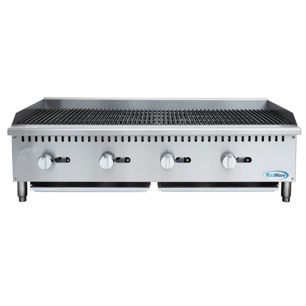 48 in. 4-Burner Natural Gas Charbroiler with 120,000 BTU in Stainless-Steel ). Picture 6