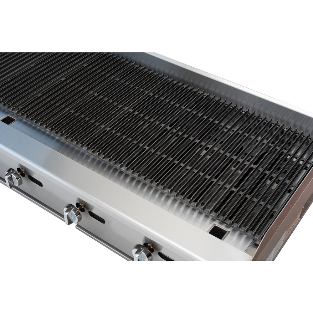 48 in. 4-Burner Natural Gas Charbroiler with 120,000 BTU in Stainless-Steel ). Picture 11