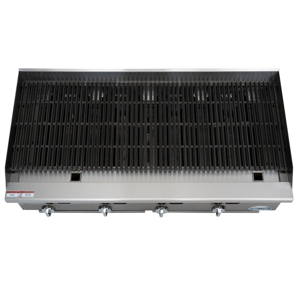 48 in. 4-Burner Natural Gas Charbroiler with 120,000 BTU in Stainless-Steel ). Picture 12