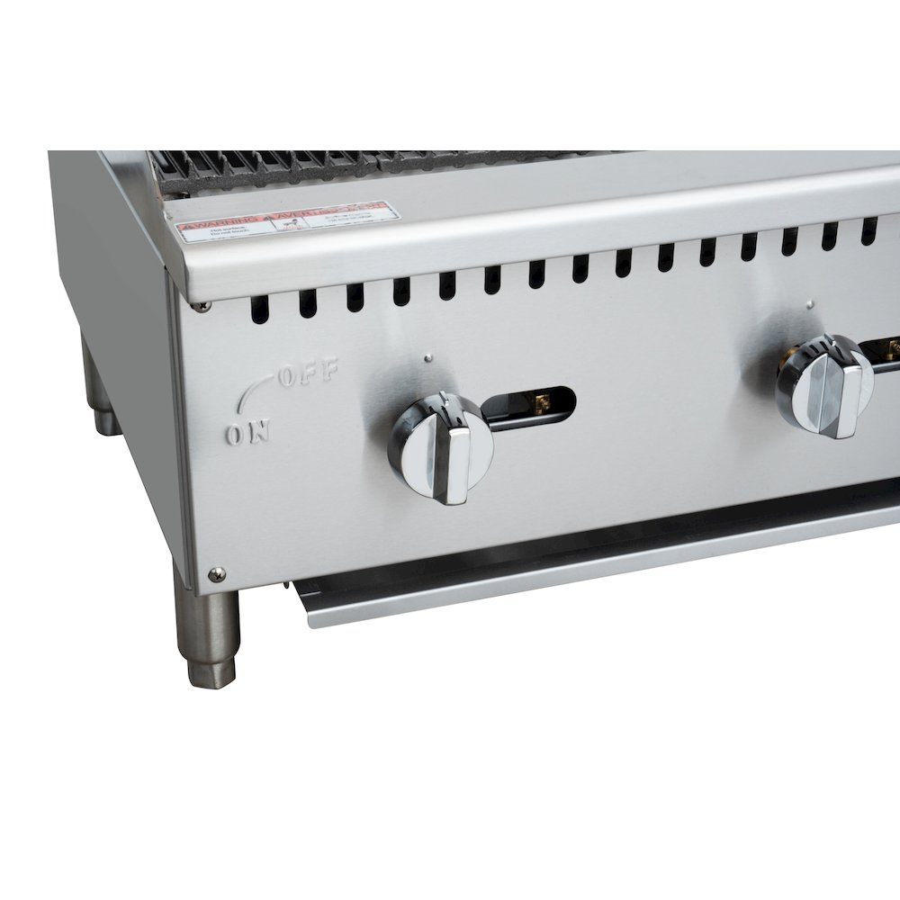 48 in. 4-Burner Natural Gas Charbroiler with 120,000 BTU in Stainless-Steel ). Picture 7