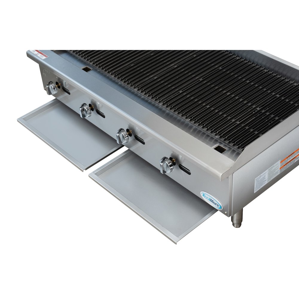48 in. 4-Burner Natural Gas Charbroiler with 120,000 BTU in Stainless-Steel ). Picture 8