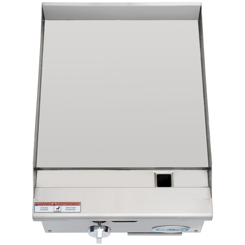 18 in. Natural Gas 1-Burner Griddle with 30,000 BTU in Stainless-Steel. Picture 6