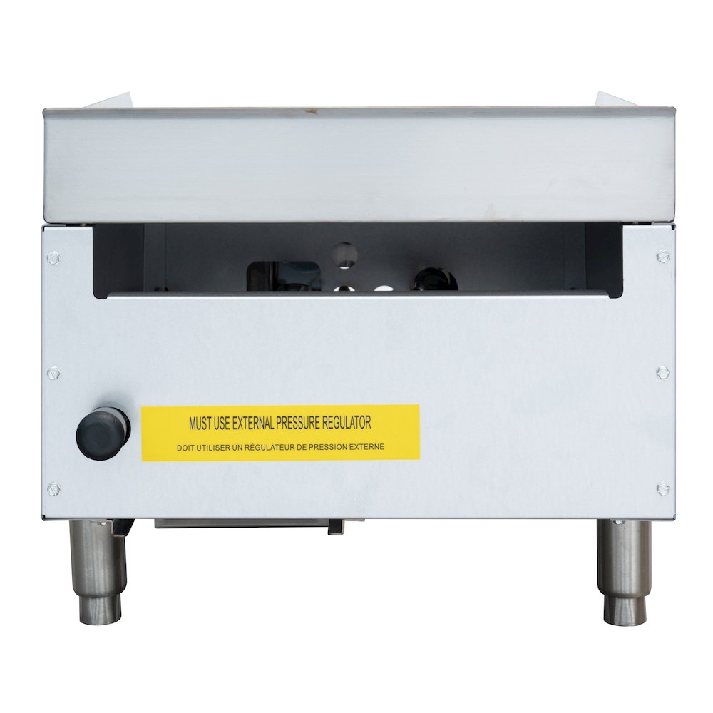 18 in. Natural Gas 1-Burner Griddle with 30,000 BTU in Stainless-Steel. Picture 10