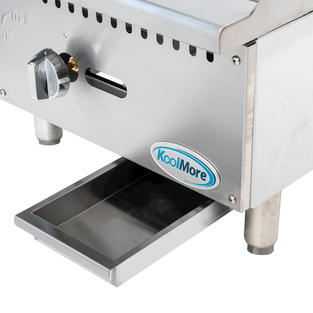 18 in. Natural Gas 1-Burner Griddle with 30,000 BTU in Stainless-Steel. Picture 11