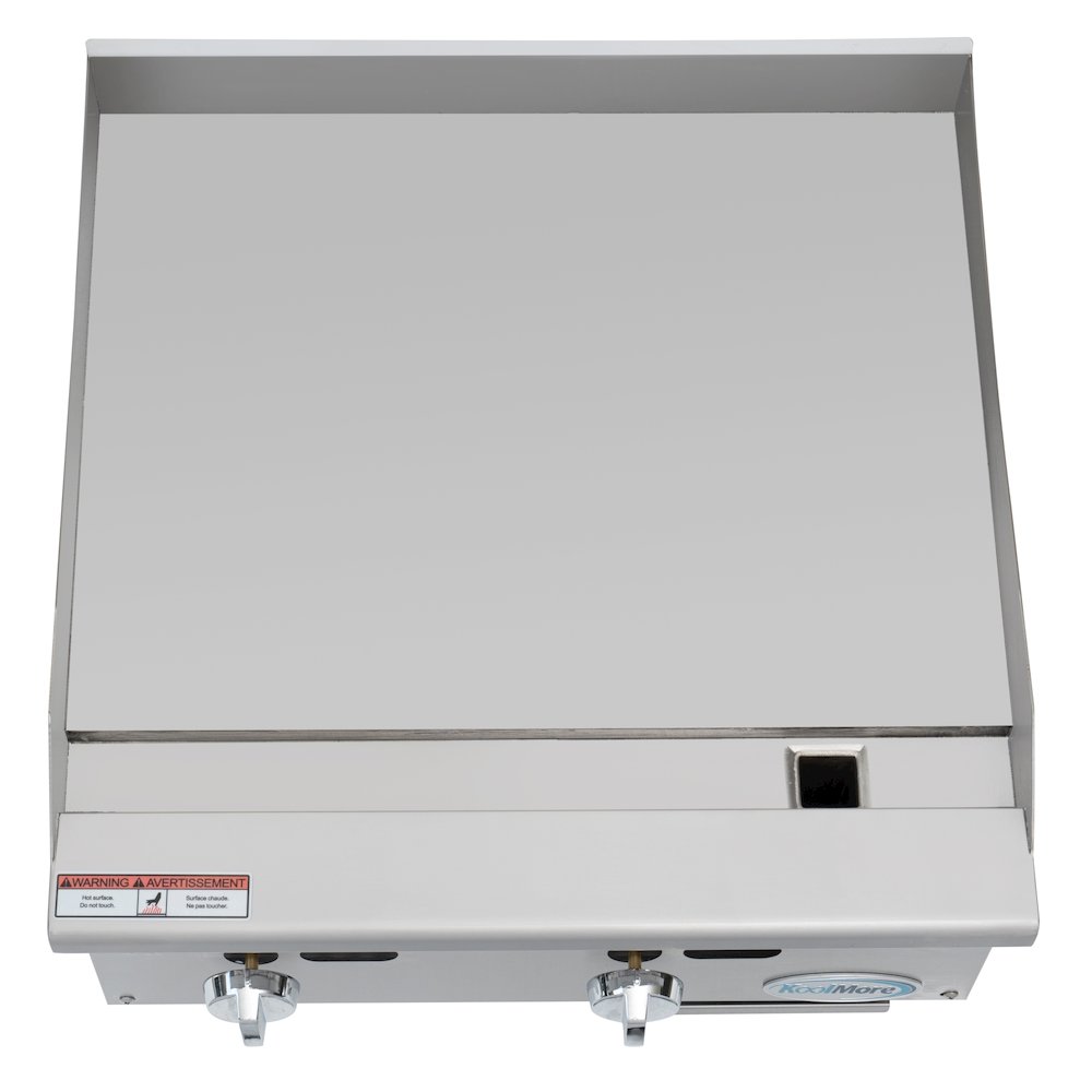 24 in. Natural Gas 2-Burner Griddle with 60,000 BTU in Stainless-Steel. Picture 9