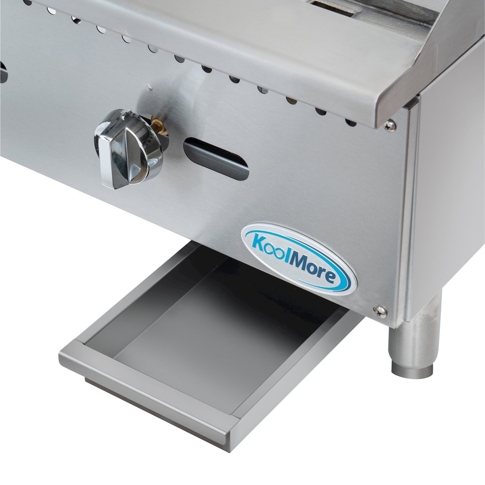 24 in. Natural Gas 2-Burner Griddle with 60,000 BTU in Stainless-Steel. Picture 8